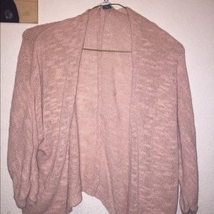 Pink cardigan